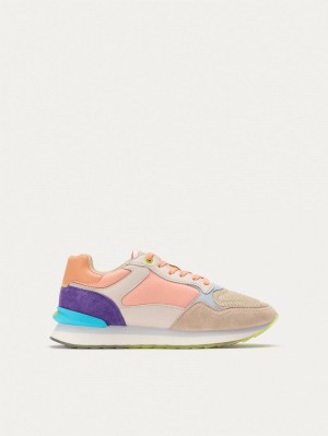 Women's Hoff City Lima Sneakers Khaki White Pink | UZH1788LF