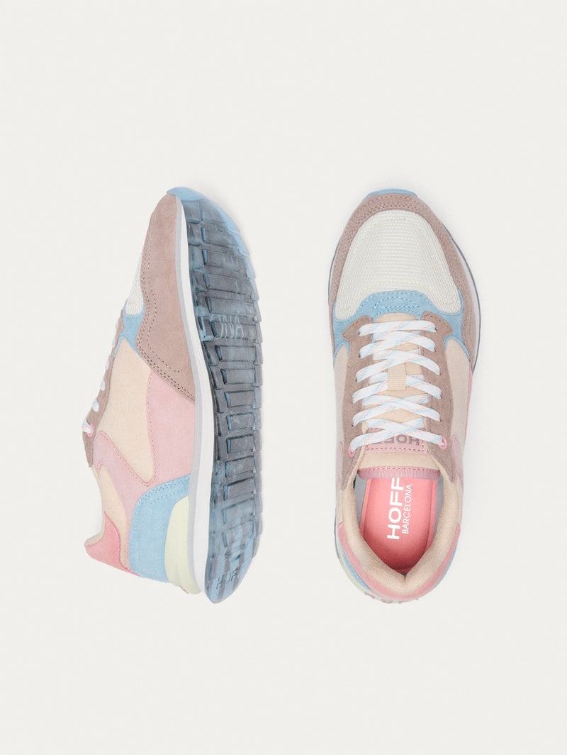 Women's Hoff City Barcelona Sneakers Pink Blue White | KKO9439UE