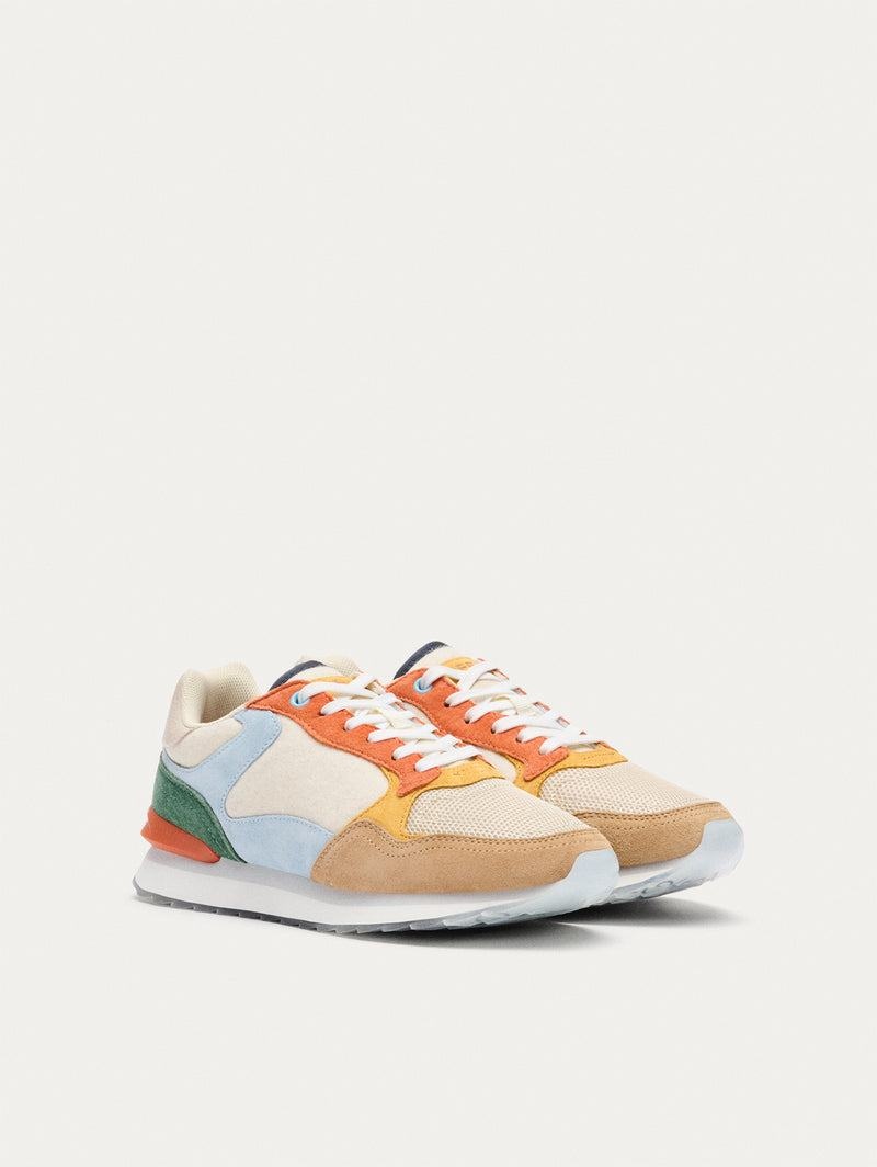 Women's Hoff City Charleston Sneakers White Orange Khaki | NVZ740PT