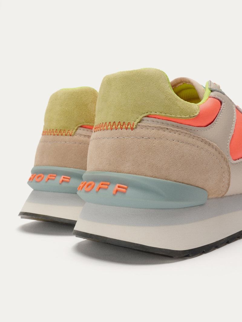 Women's Hoff City Valencia Sneakers Green Orange Grey | SPM9670EA