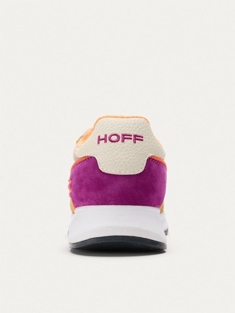 Women's Hoff District Beale Sneakers White Brown Purple | IOH9584GV