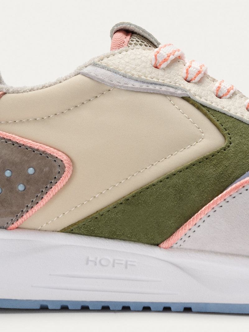 Women's Hoff District Pilsen Sneakers Pink Green Khaki | OTB7326MC