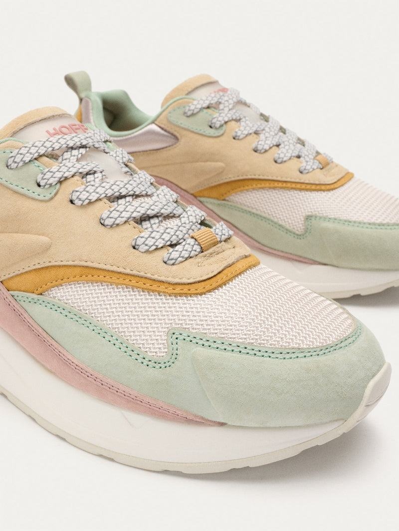 Women's Hoff Skyline Griffith Sneakers Khaki White Pink | CHZ6076UK