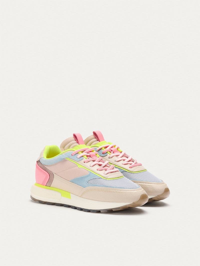 Women's Hoff Tribe Tana Sneakers Pink Khaki Blue | YQC539TB